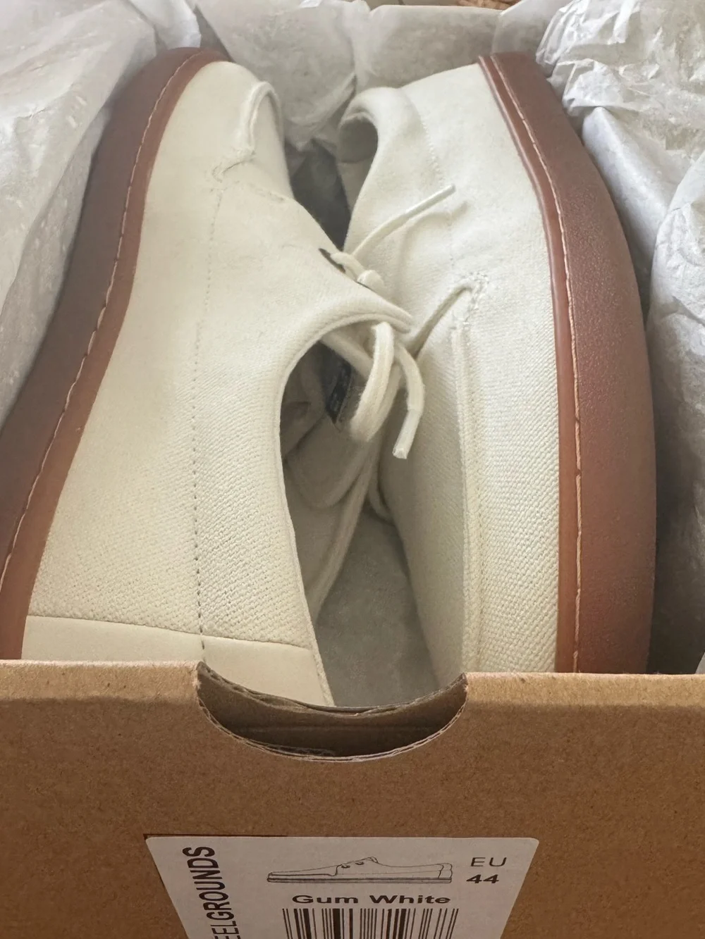 Feelgrounds Men’s Size 11 Gum White Barefoot Docks